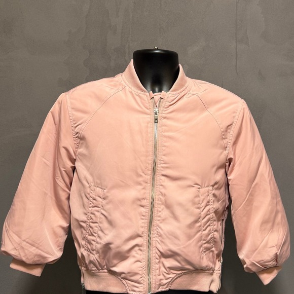 Zara Other - Zara Kids‎ Bomber Jacket Size 8-9 Years Old Pink Zip Up Girls Coat